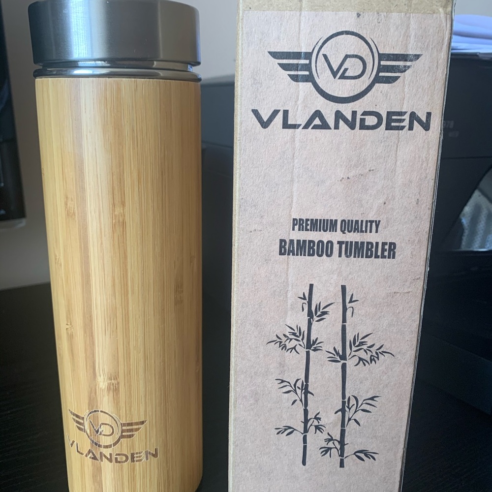 Bamboo water bottle eco